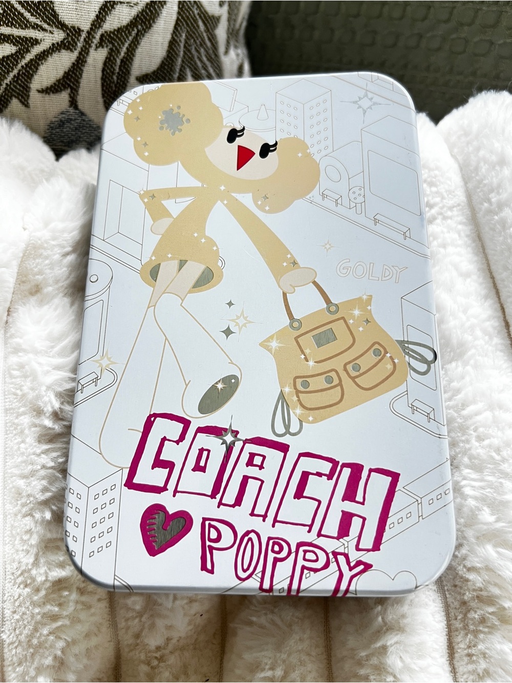 Coach Poppy Chan Goldy - Rare Limited Edition Stationary Storage Case